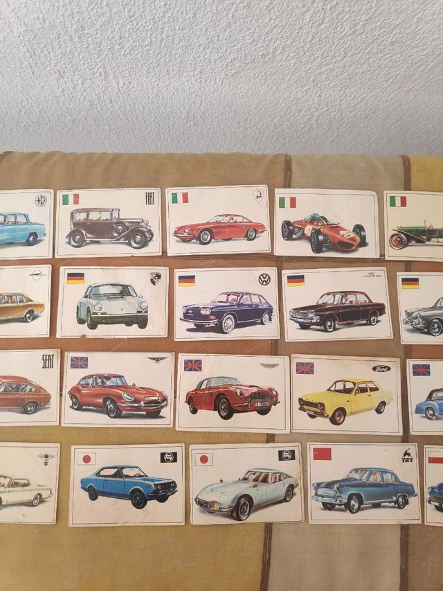 Cromos coches antiguos
