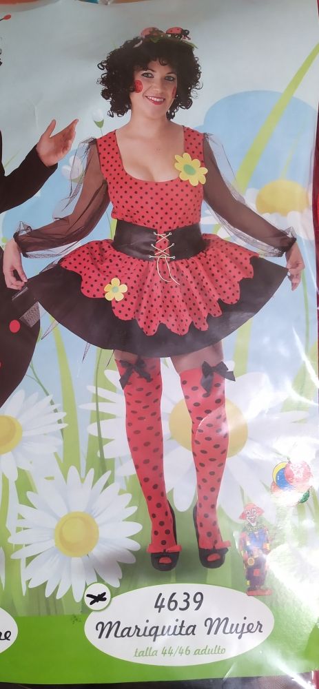 DISFRAZ ADULTO MARIQUITA