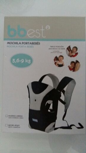 Mochila portabebé A ESTRENAR Marca Corte Inglés de segunda mano por 24 EUR  en Madrid en WALLAPOP