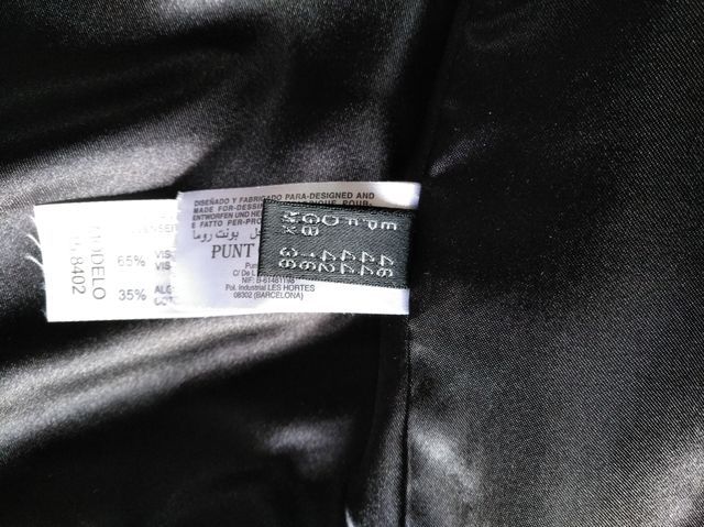 Abrigo Chaqueta mujer negra nueva