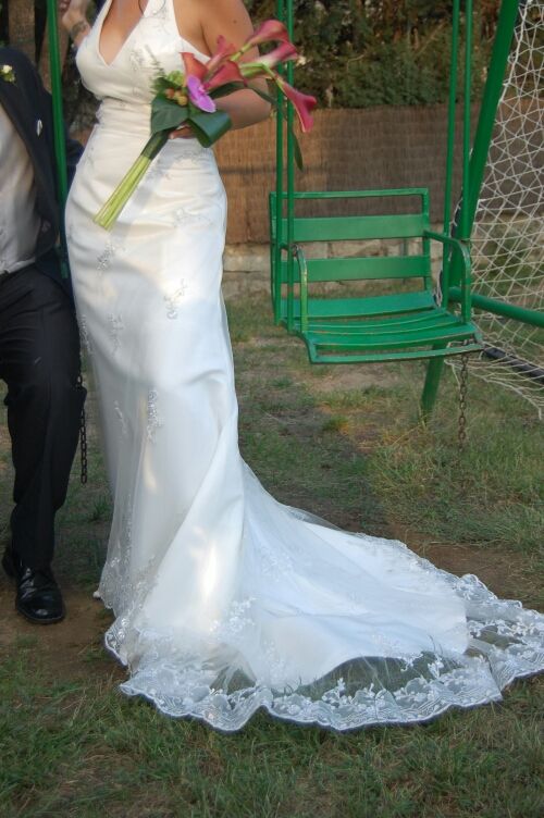 Vestido novia moderno REGALO ZAPATOS