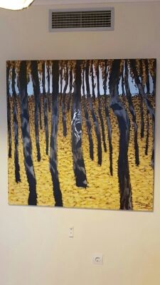 Lienzo original. Muy bonito