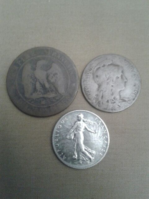 monedas de Francia,  el Franco de plata