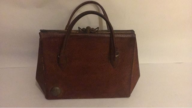 Bolso antiguo piel