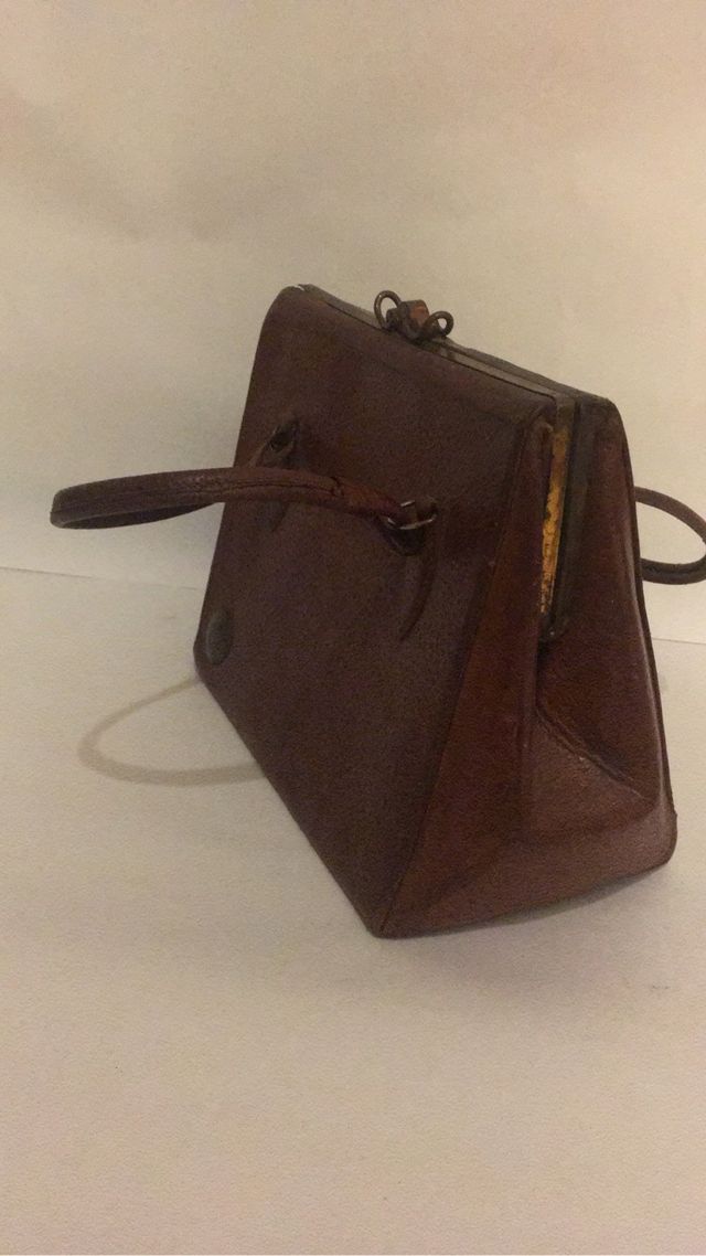 Bolso antiguo piel