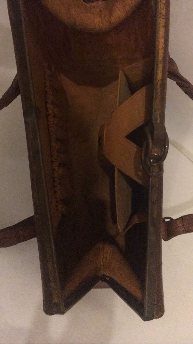 Bolso antiguo piel
