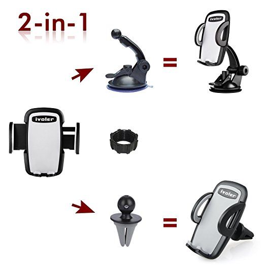 ww82 Soporte Móvil Coche [2 en 1]