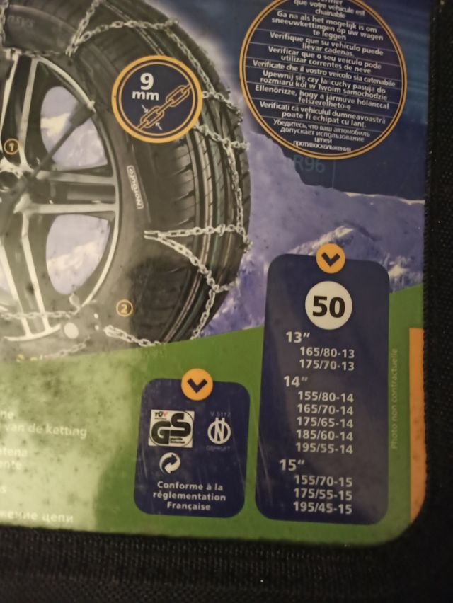 Cadena nieve coche A ESTRENAR! de segunda mano por 10 EUR en Santiago