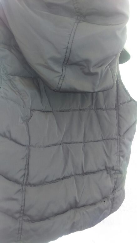 ZARA tragaluc chaleco CHICA entallado y guateado 