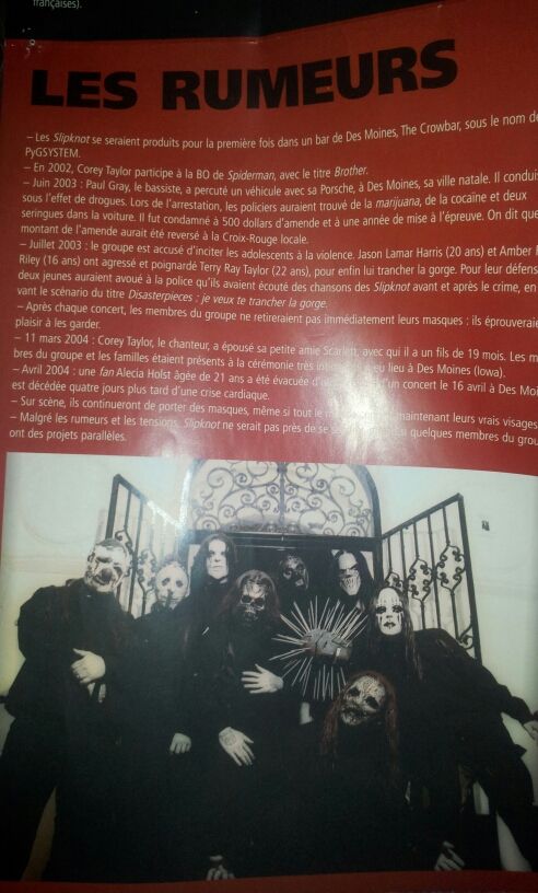 POSTER SLIPKNOT DE GRAN TAMAÑO 'GIGANTE'