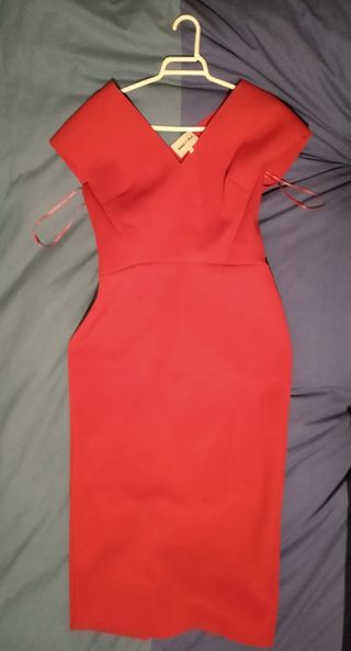 Vestido rojo Bimba y Lola de segunda mano por 50 EUR en Córdoba en WALLAPOP