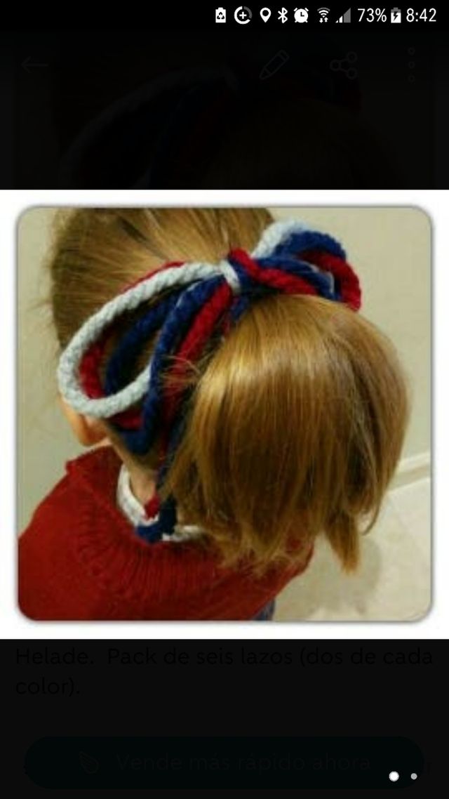 Lacitos de lana de colores