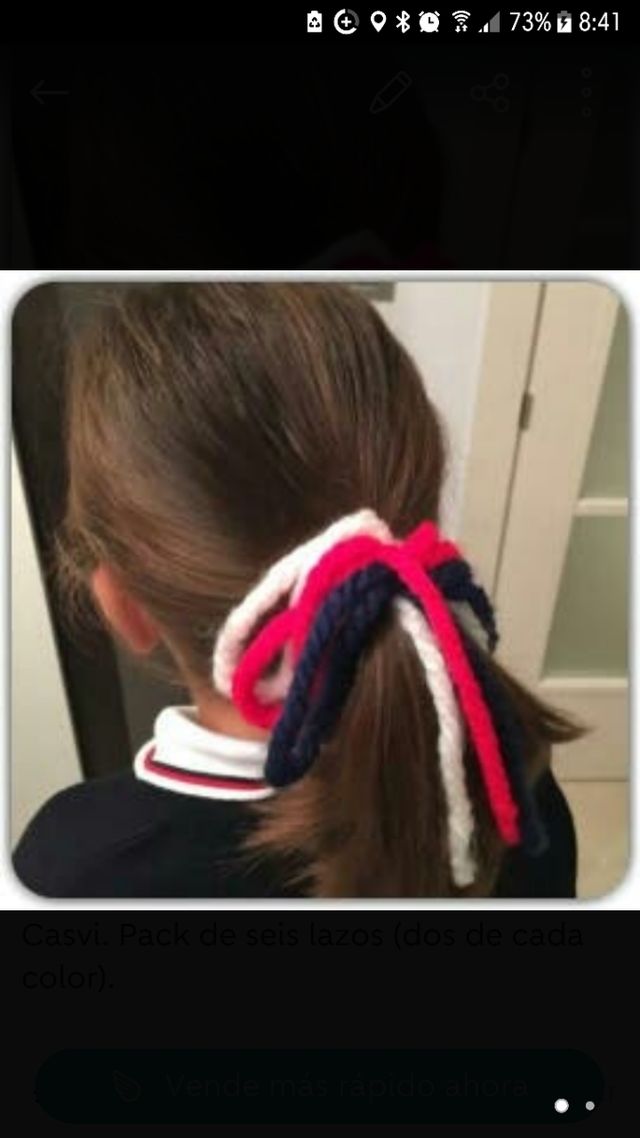 Lacitos de lana de colores