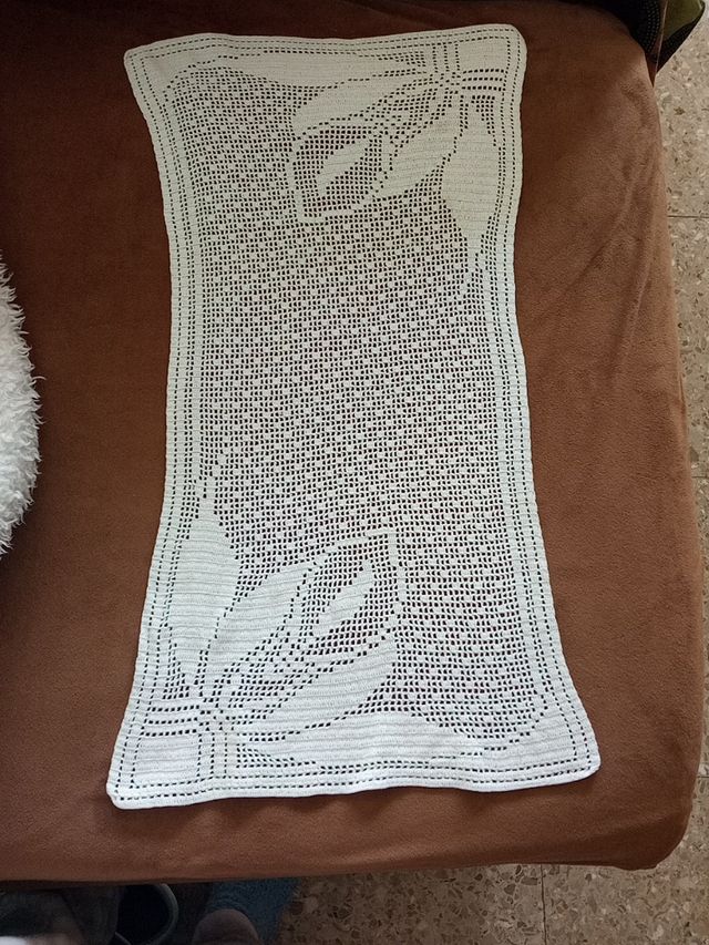 Tapetes ganchillo y punto de cruz