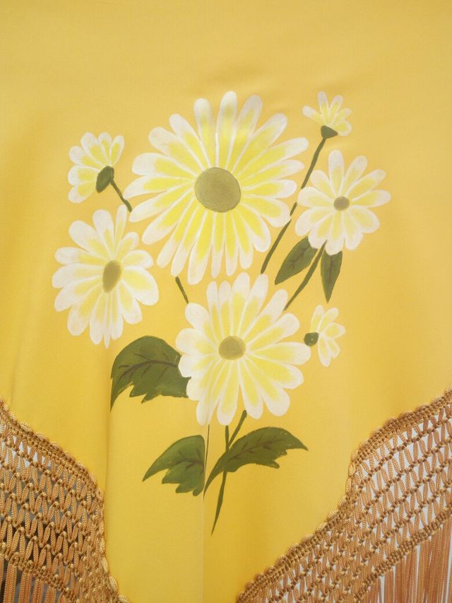 Pintado a mano Mantoncillo flamenca