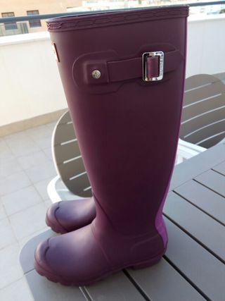 Botas de agua Hunter talla 36 de segunda mano por 45 EUR en Málaga en  WALLAPOP
