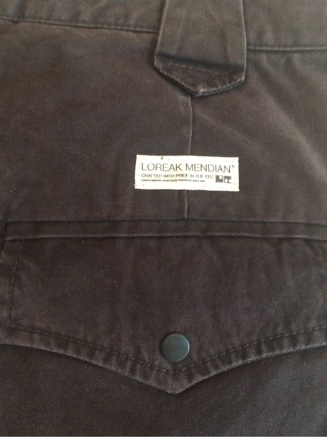 PANTALON T. 29 y T. 30 ANCHO MARRON LOREAK MENDIAN