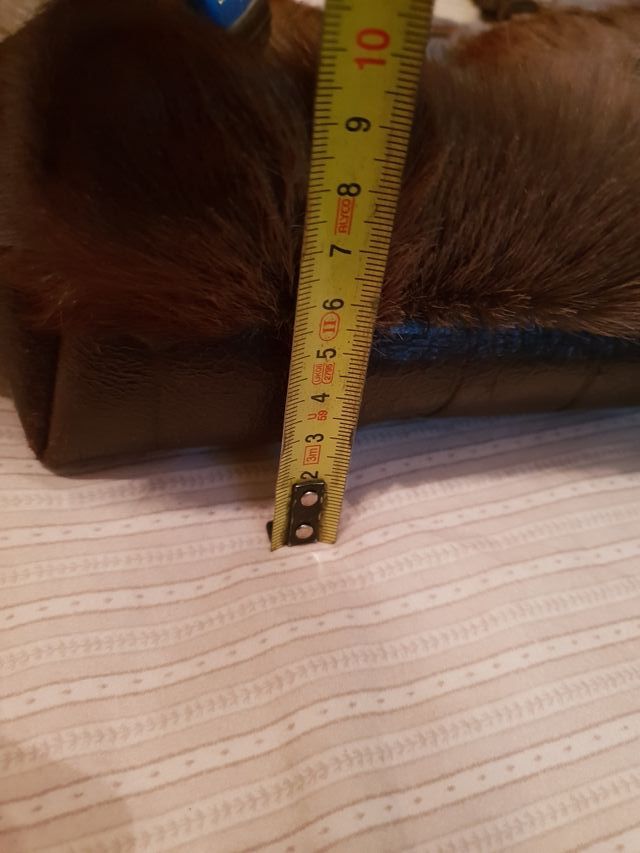 Bolso piel gacela gris natural Francis y Theo