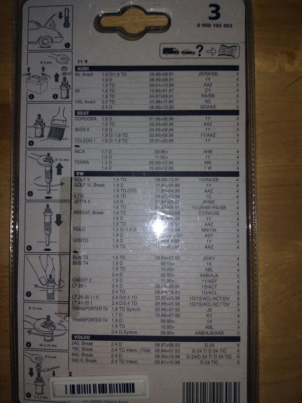 calentadores wolkswagen t4-seat-audi-volvo