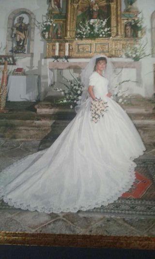 vestido de novia talla 42 de segunda mano en la provincia de