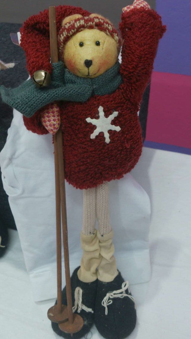 Muñecos esquiadores