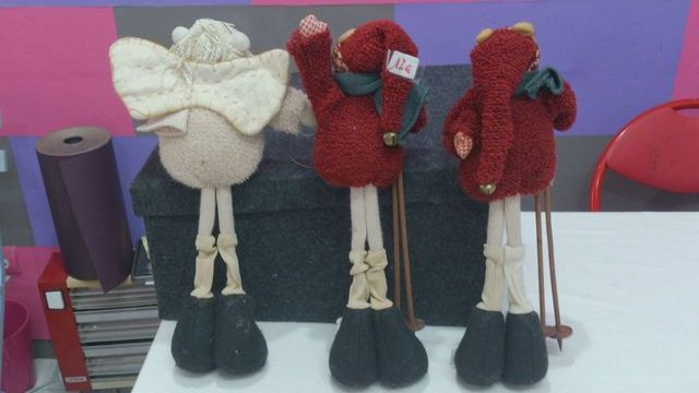 Muñecos esquiadores