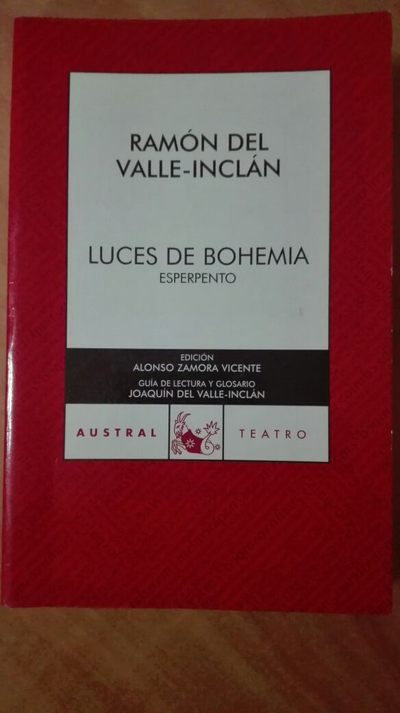 Libro Luces de bohemia