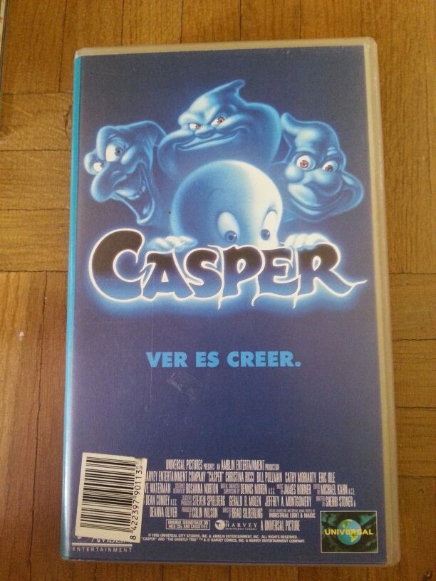 Película VHS "Casper"