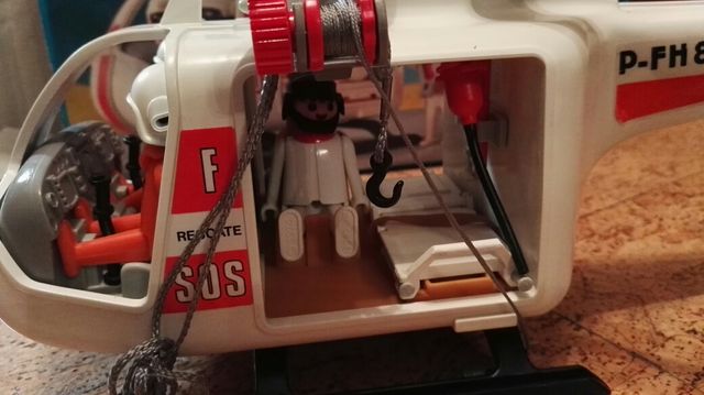 playmobil helicoptero rescate descatalogado