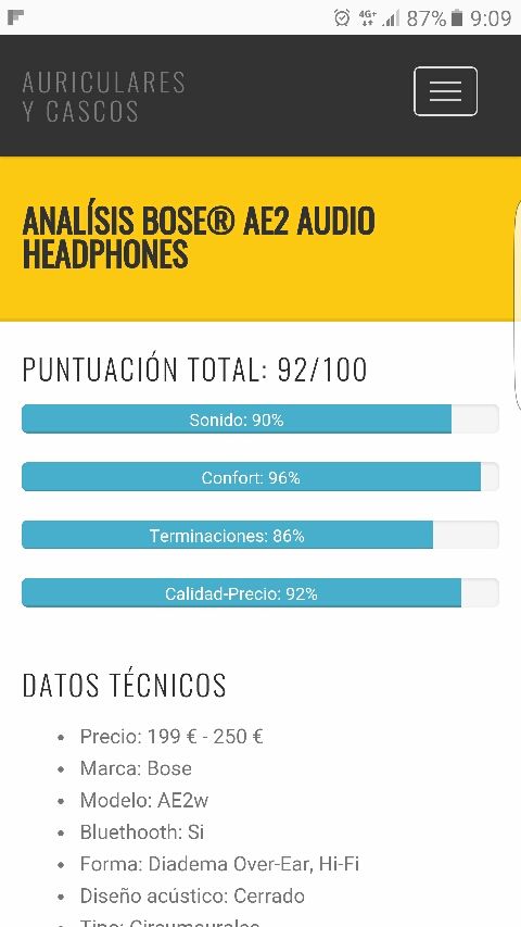 Auriculares Bose