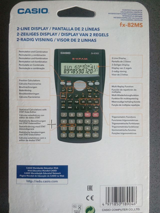 Como Elevar Un Numero En La Calculadora Casio Fx 82Sx