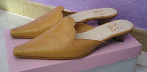 Zapatos de piel, camel