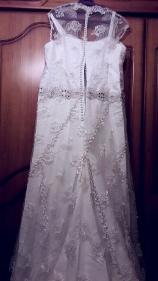vestido de novia talla grande de segunda mano en málaga en wallapop