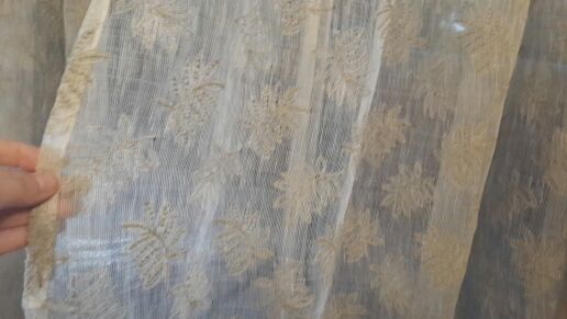 LOTE DOS CORTINAS Corte Inglés ENCAJE TIPO FRANCES