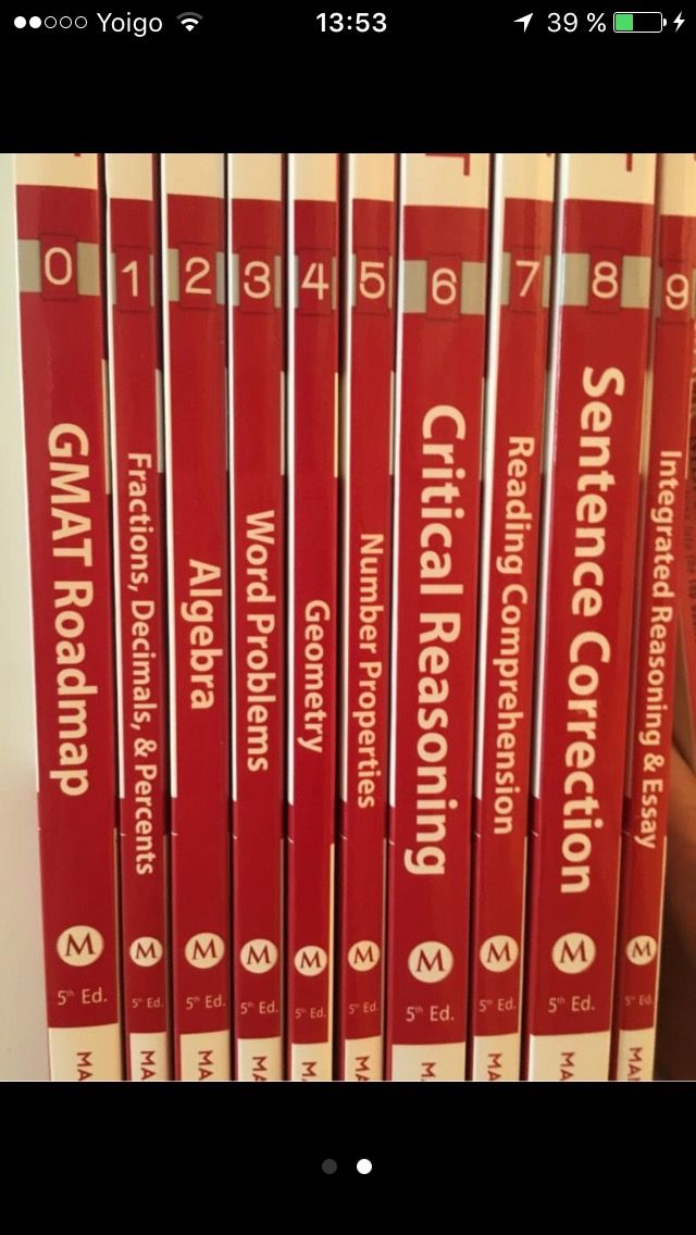 Libros Manhattan GMAT 5th e. FULL SET
