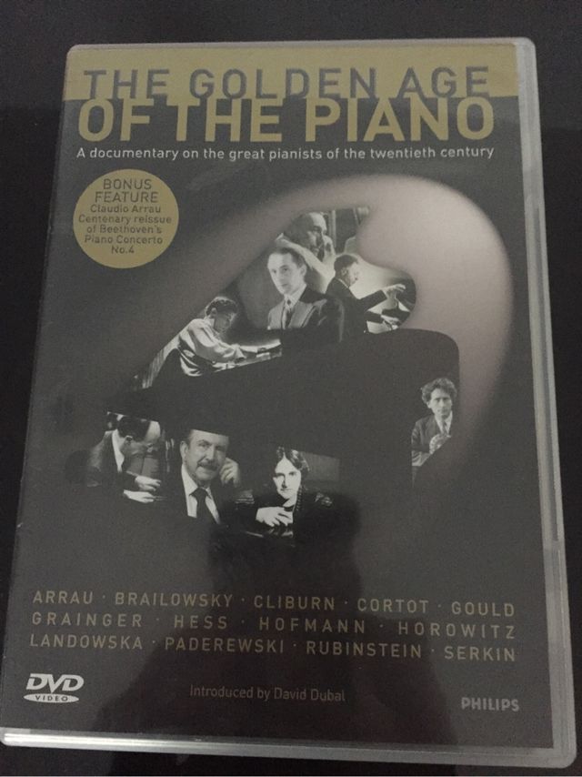 Dvd la edad de oro del piano