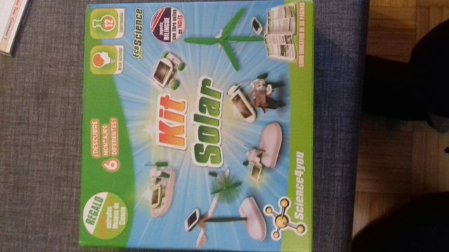 Kit solar, juego ciencia