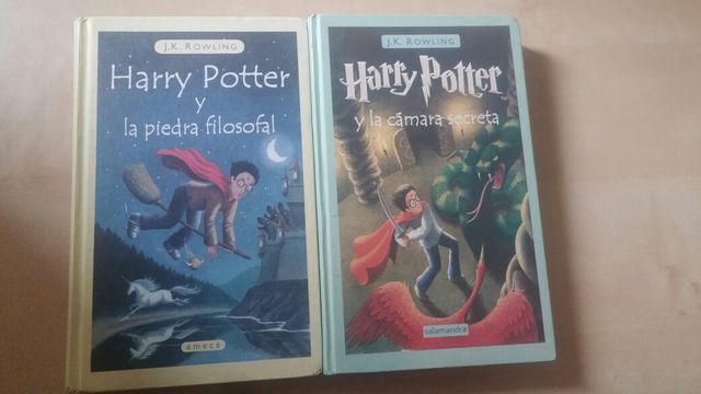 libros 1 y 2 de Harry Potter