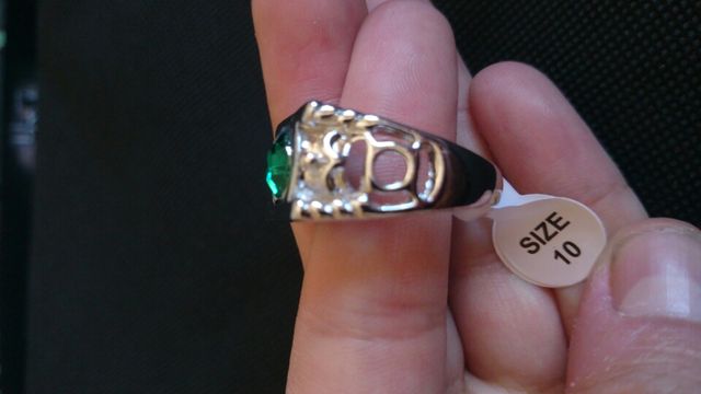 Anillo Linterna Verde