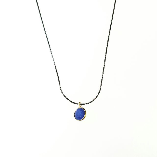 Cadena con piedra natutal