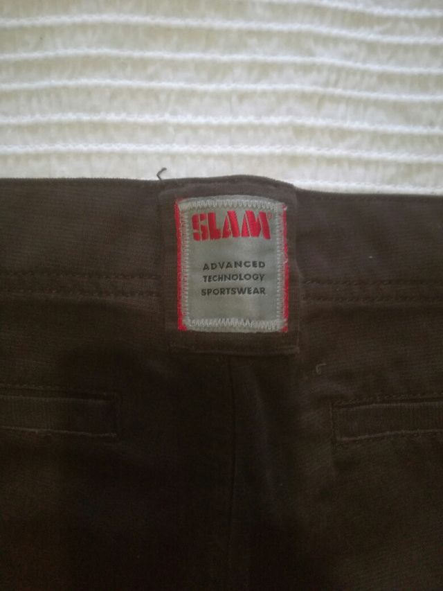 Pantalon Slam marron talla M