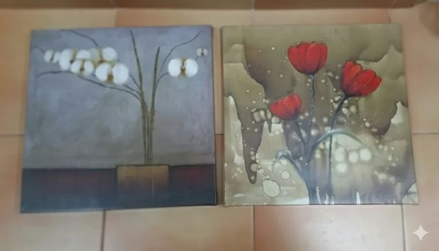 Dos cuadros sin usar.muy bonitos precio de los 2