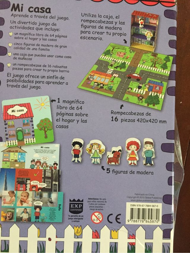 Libro Mi Casa / Puzle, libro y figuras