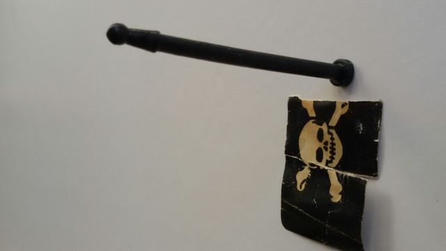 Palo Bandera Barco Pirata Clicks Playmobil