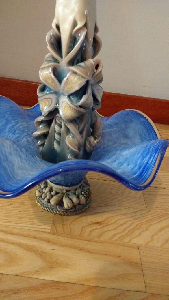 centro cristal con vela!