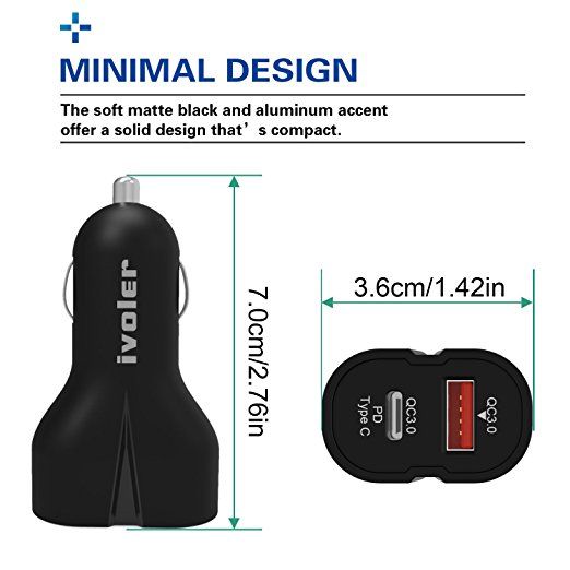 ww244 Cargador de coche + Cables micro usb c