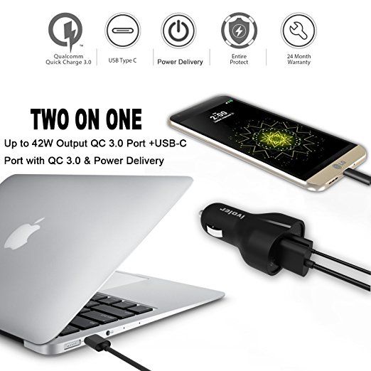 ww244 Cargador de coche + Cables micro usb c