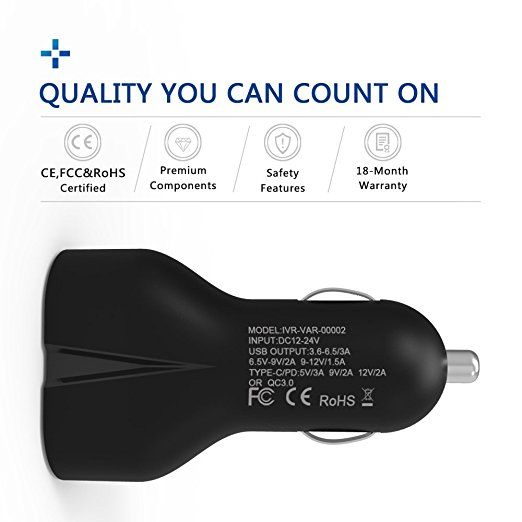 ww244 Cargador de coche + Cables micro usb c