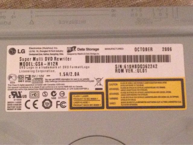 LG 18x SuperMulti DVD Rewriter