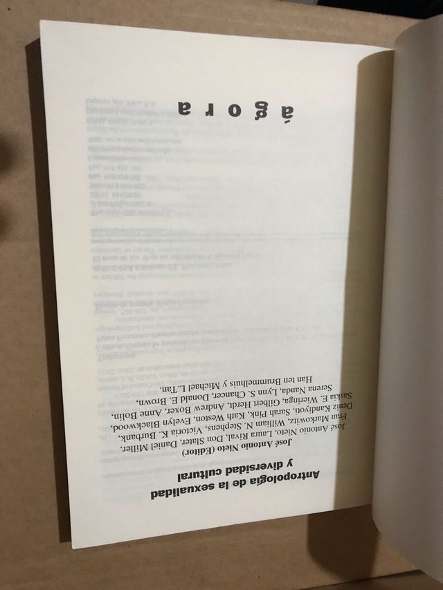 Antropología sexualidad